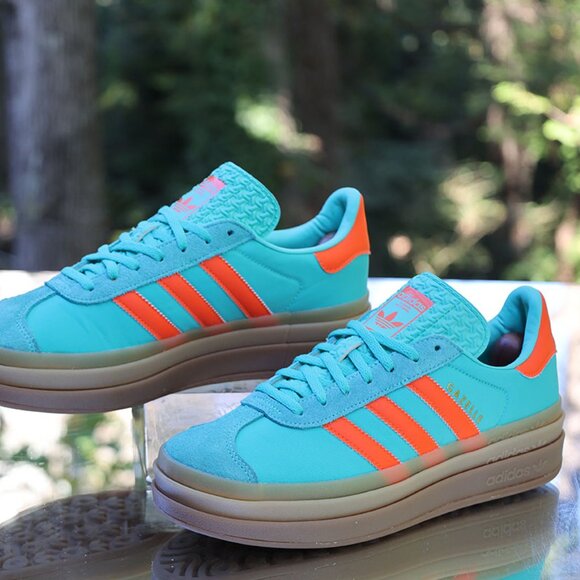 Adidas Gazelle Bold Mint Rush Impact Orange - Picture 11 of 13